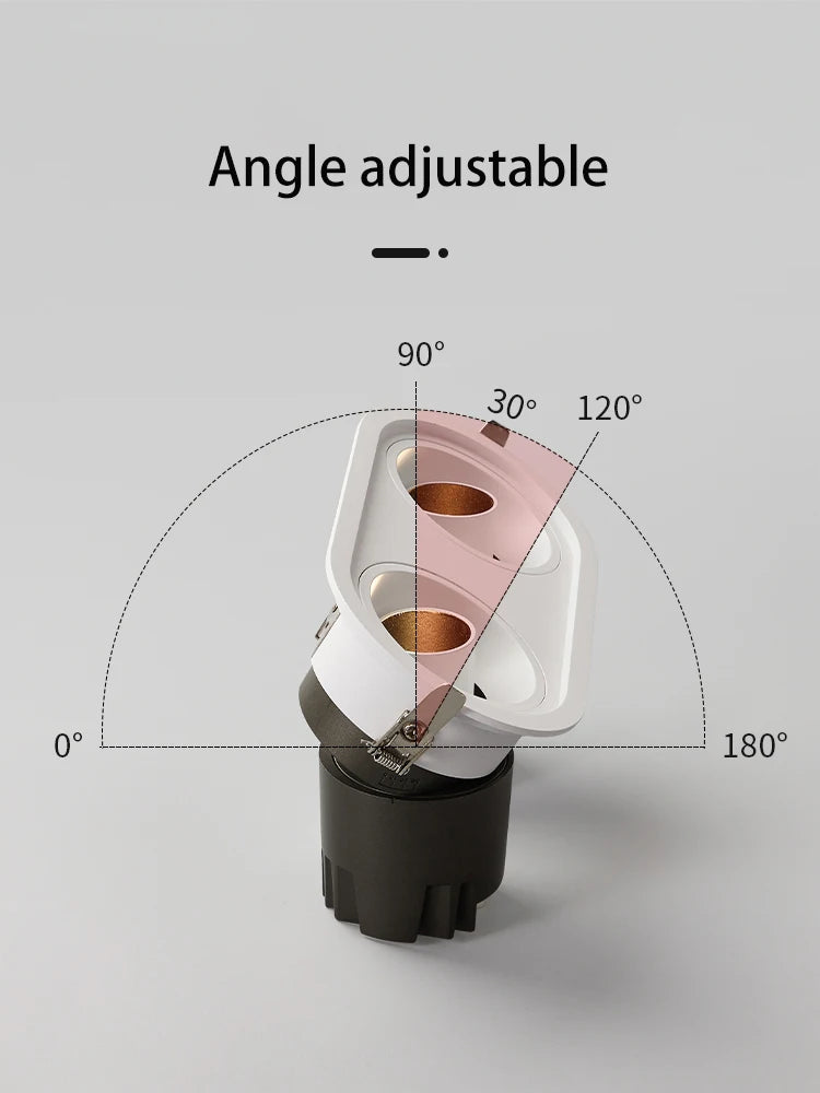 projecteurs led smart 	downlight réglable zigbee tuya triac - vue 5 sur 6