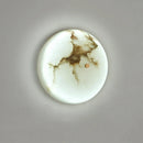 applique murale led hémisphère en marbre pour décoration d'intérieur