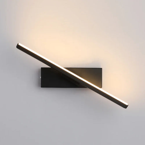 Moderne minimalistische LED-Wandleuchte mit drehbarem Design - vue 2 sur 7