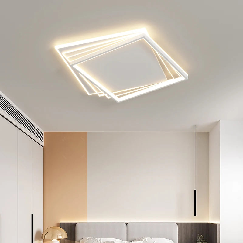 Nordique plafond moderne à LEDs décorations d'éclairage lustres à la maison salon salle à manger cuisine Restaurant créatif rond décor lampes - vue 6 sur 12