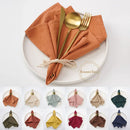 Serviette de table coton lavé style vintage