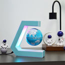 Magnetic Levitating Globe Frame with LED Light Cool Tech Decor Birthday Christmas Gift for Men Boys Boyfriend,Office Desk Gadget