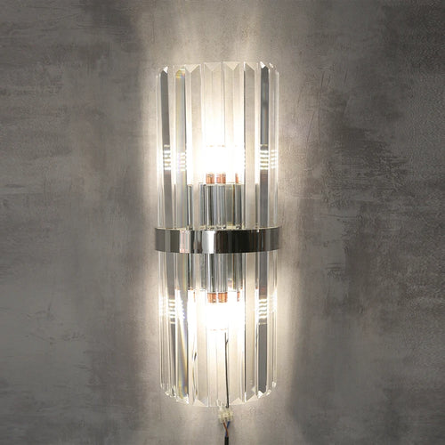 applique murale luxueuse en cristal pour décoration intérieure