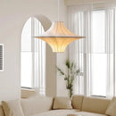 Moderne Pendelleuchte aus Seide für Wohnzimmer