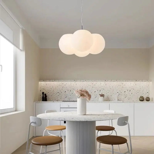 Kronleuchter aus Glas für moderne dekorative Innenbeleuchtung - vue 2 sur 7
