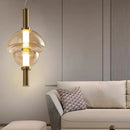Pendelleuchte aus farbigem Glas im nordischen Design für elegantes Licht