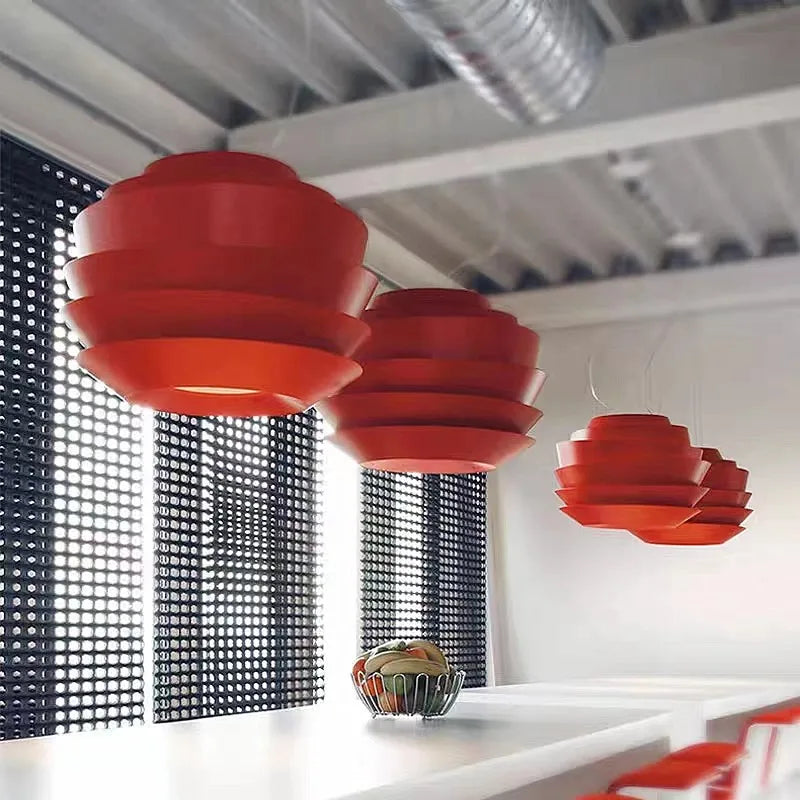 Foscarini Le Soleil suspension Style nordique réplique lampe design lampe de chevet chez l'habitant rétro restaurant décoration lumière - vue 4 sur 7