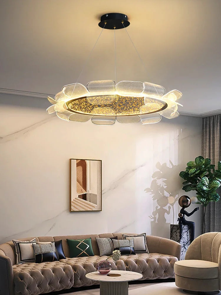 suspension en acrylique design moderne pour intérieur élégant et romantique - vue 3 sur 9