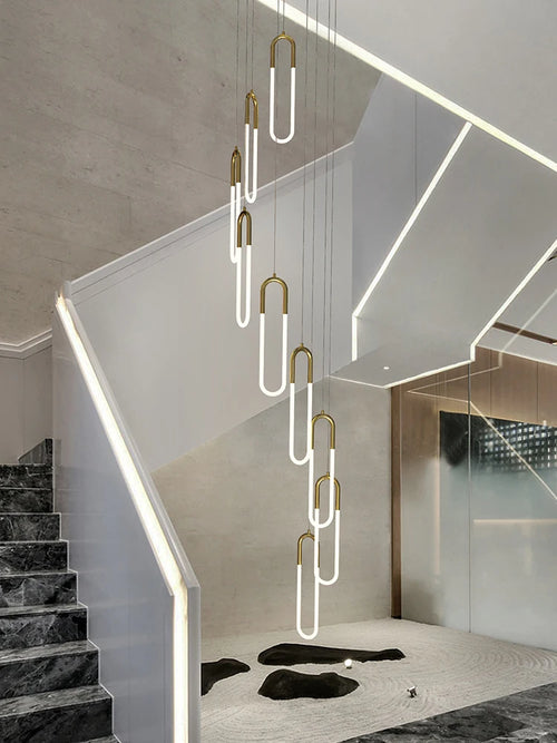 Moderne Pendelleuchte im nordischen Design LED Loft elegant - vue 3 sur 15