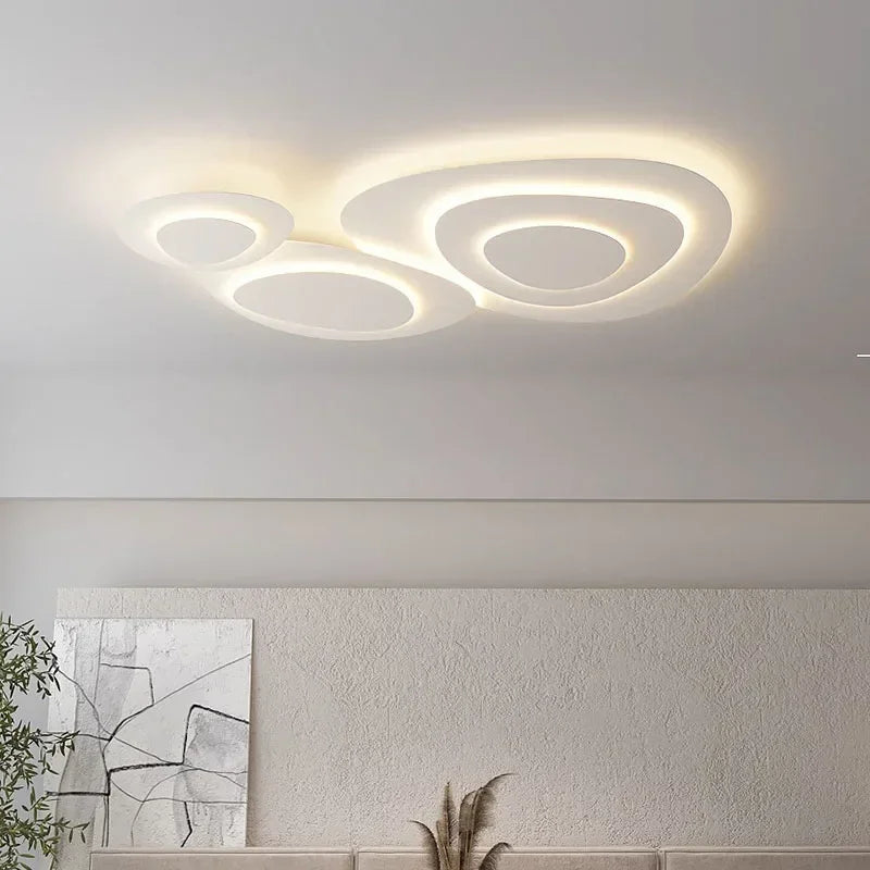 Plafonnier LED minimaliste au design moderne - vue 4 sur 16