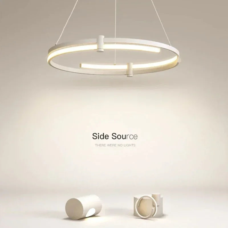 Plafonnier LED suspendu au design moderne - vue 5 sur 10