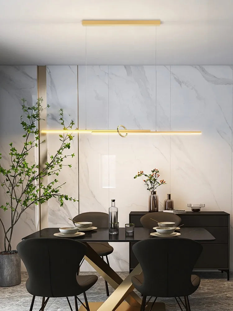 lustre de style moderne nordique pour bar et bureau - vue 5 sur 6