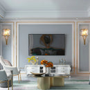 applique murale postmoderne en cristal de luxe américaine pour loft