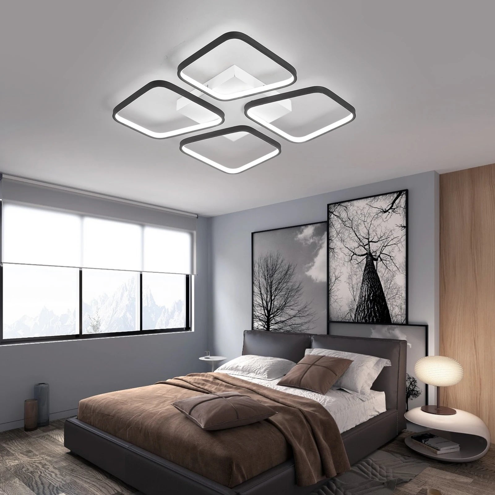 plafonnier à led moderne pour intérieur design élégant - vue 6 sur 8