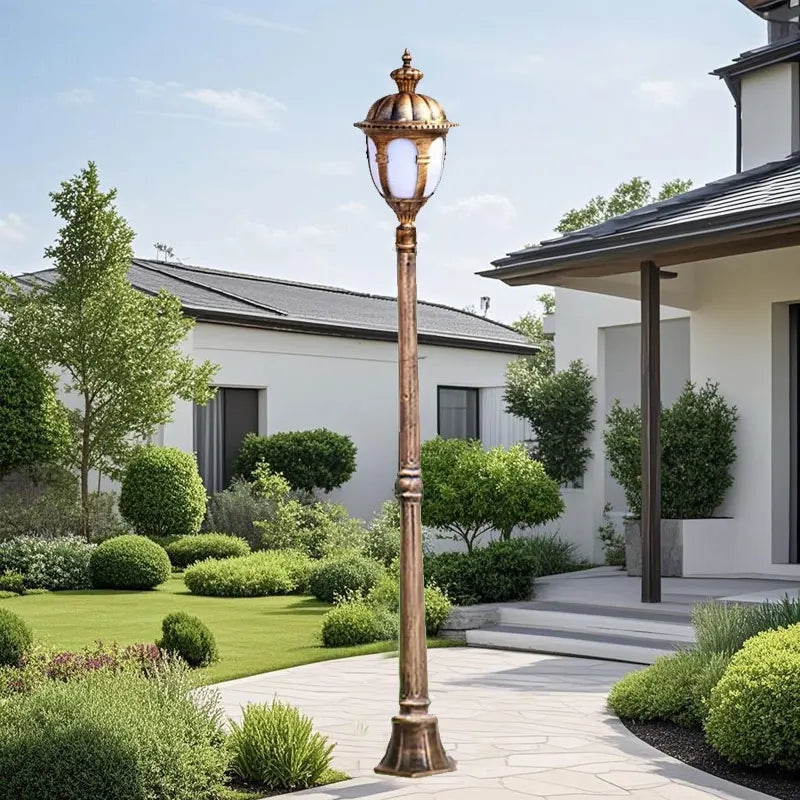 lampadaire extérieur étanche en aluminium pour jardin