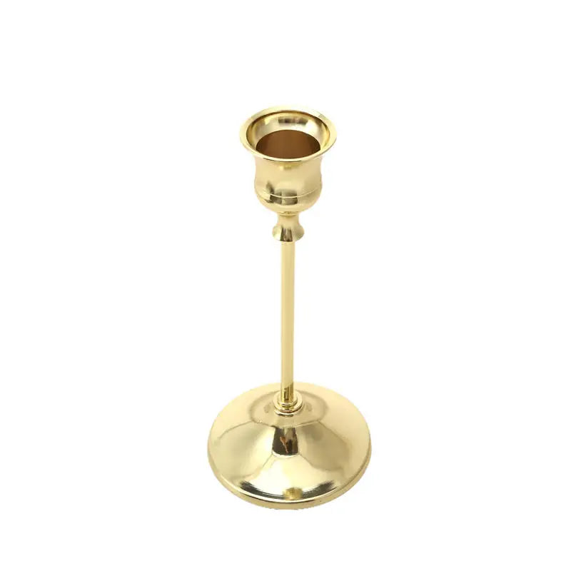 kit de bougeoirs en laiton doré pour décorations festives - vue 13 sur 26