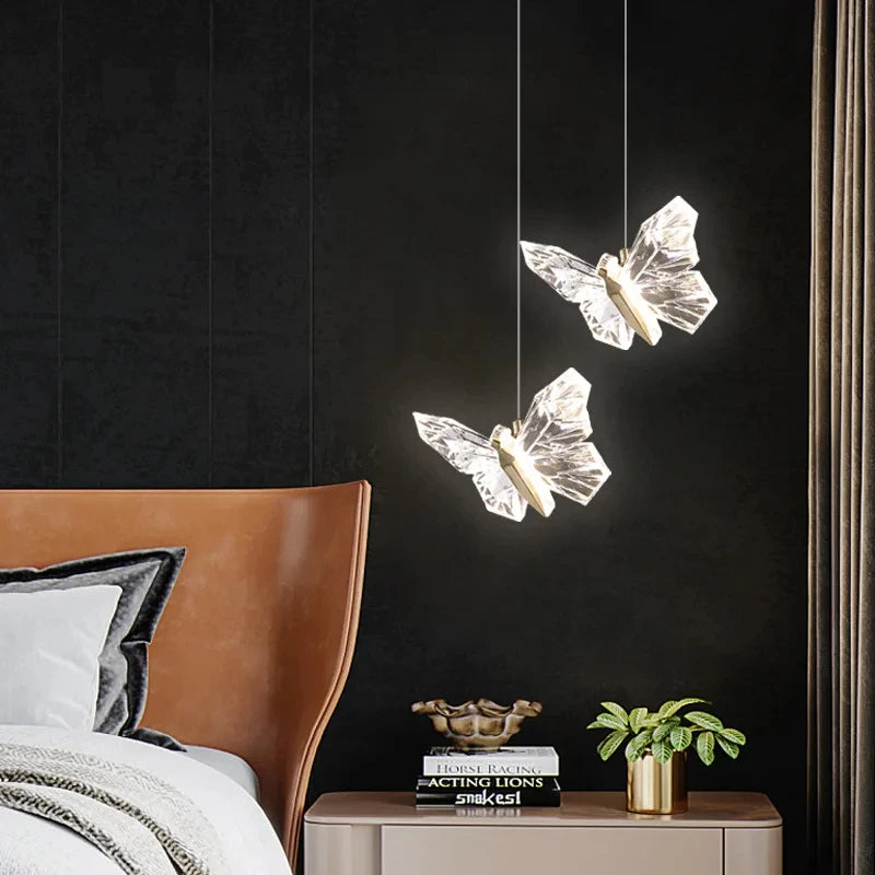 Applique murale LED papillon nordique - vue 7 sur 9