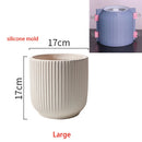 moule en silicone pour pot de fleurs créatif décoratif et pratique