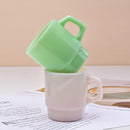 Mug en verre style coréen anse ergonomique 230ml