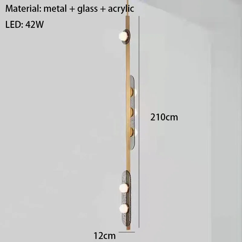 LED-Kronleuchter im Art-Déco-Stil Pendelleuchte