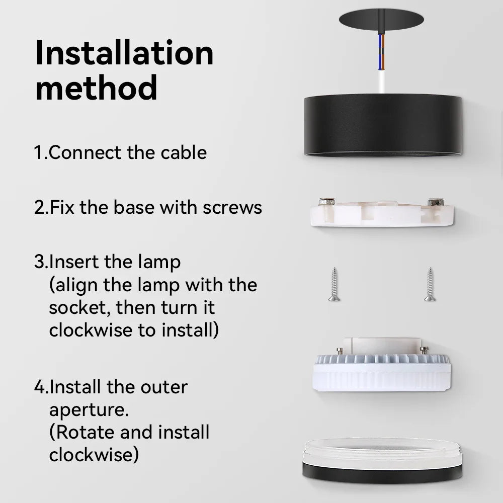 plafonnier led aluminium pour un éclairage intérieur moderne - vue 4 sur 7