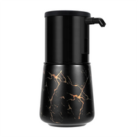 Automatic Soap Dispenser Kitchen, Foaming Soap Dispenser Bathroom, Foam Soap Dispenser Touchless for Bathroom Black