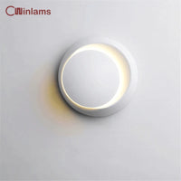 applique murale ronde rotative à led pour intérieur moderne