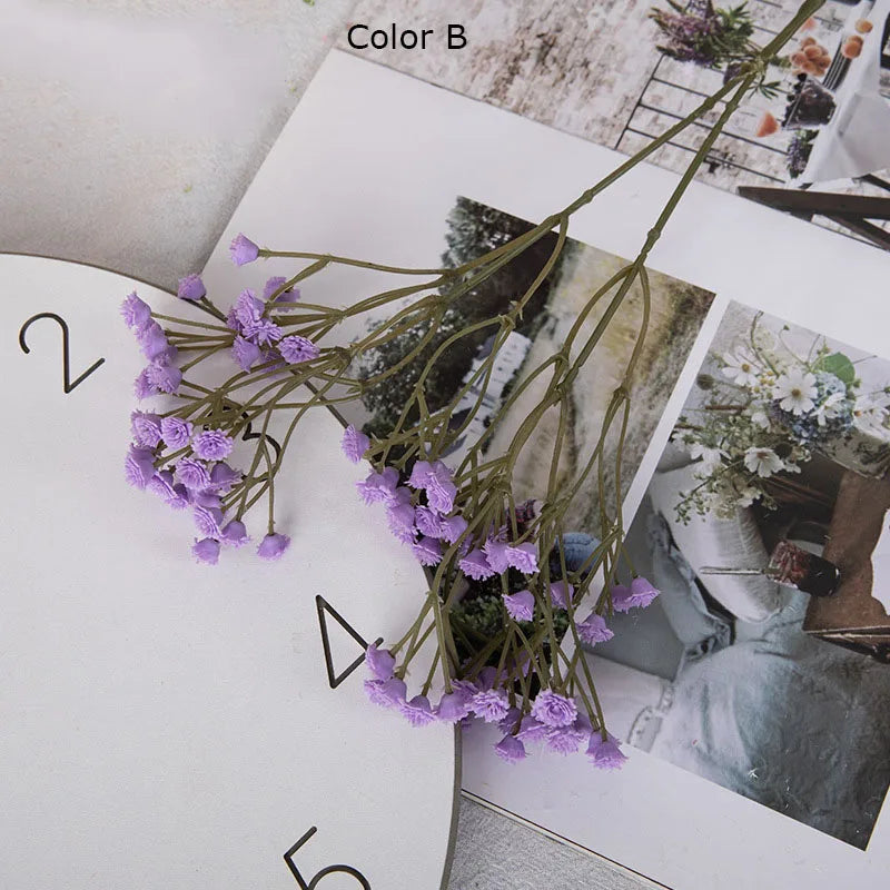 90 têtes de fleurs artificielles pour décorations et bricolage - vue 10 sur 12