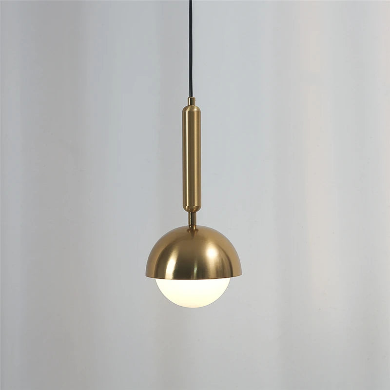 suspension en fer d'art moderne avec éclairage led