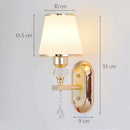 applique murale en cristal minimaliste moderne pour intérieur luxe
