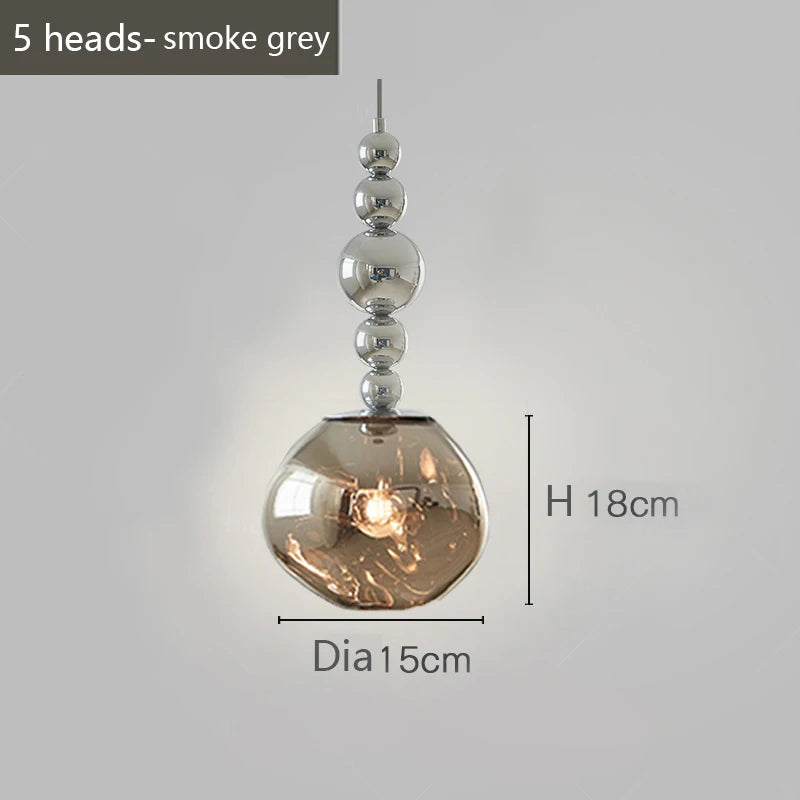 Leichter Glas-Kronleuchter im Bauhaus-Stil moderne Dekoration für Ihr Zuhause