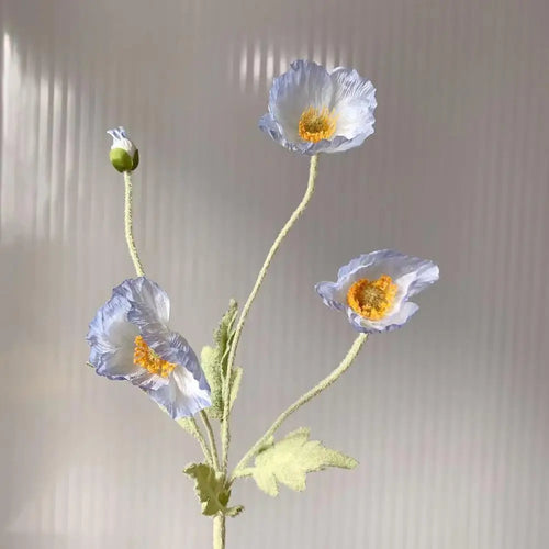 bouquet de fleurs artificielles pavot pour décoration maison jardin fête
