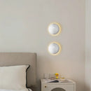 Applique murale led nordique ronde en métal décoration intérieure