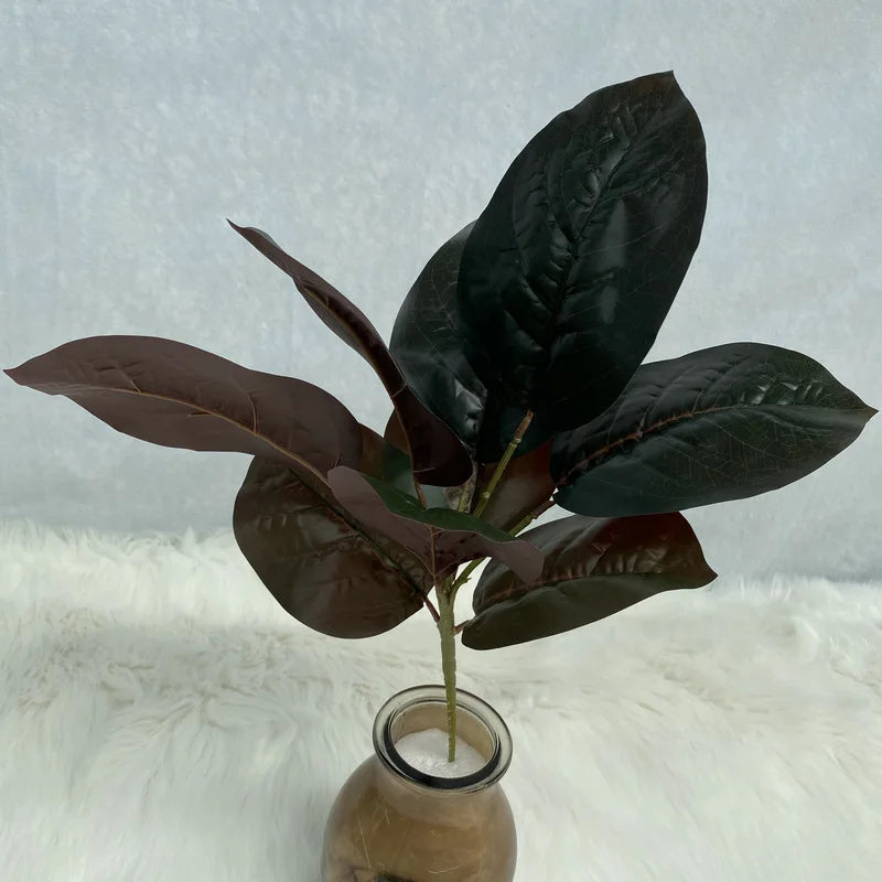 plantes artificielles branche faux ficus en caoutchouc pour décoration intérieure - vue 10 sur 13
