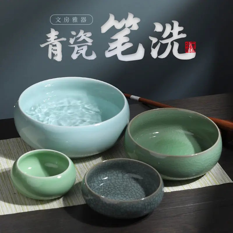 stylo de lavage en céramique pour peinture chinoise - vue 2 sur 12