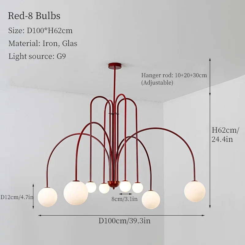 LED-Pendelleuchte im italienischen Stil für moderne und elegante Dekoration