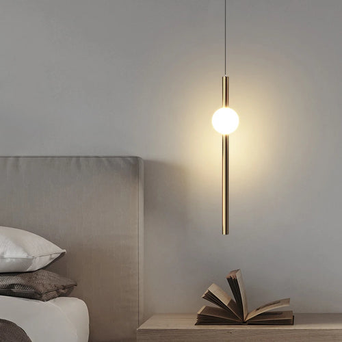 Moderner nordischer Kronleuchter minimalistisch für Restaurant und Bar - vue 4 sur 11