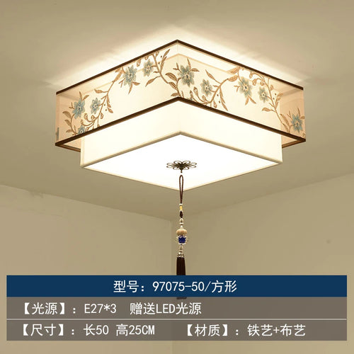 lustre chinois rétro pour un éclairage élégant et chaleureux - vue 9 sur 17