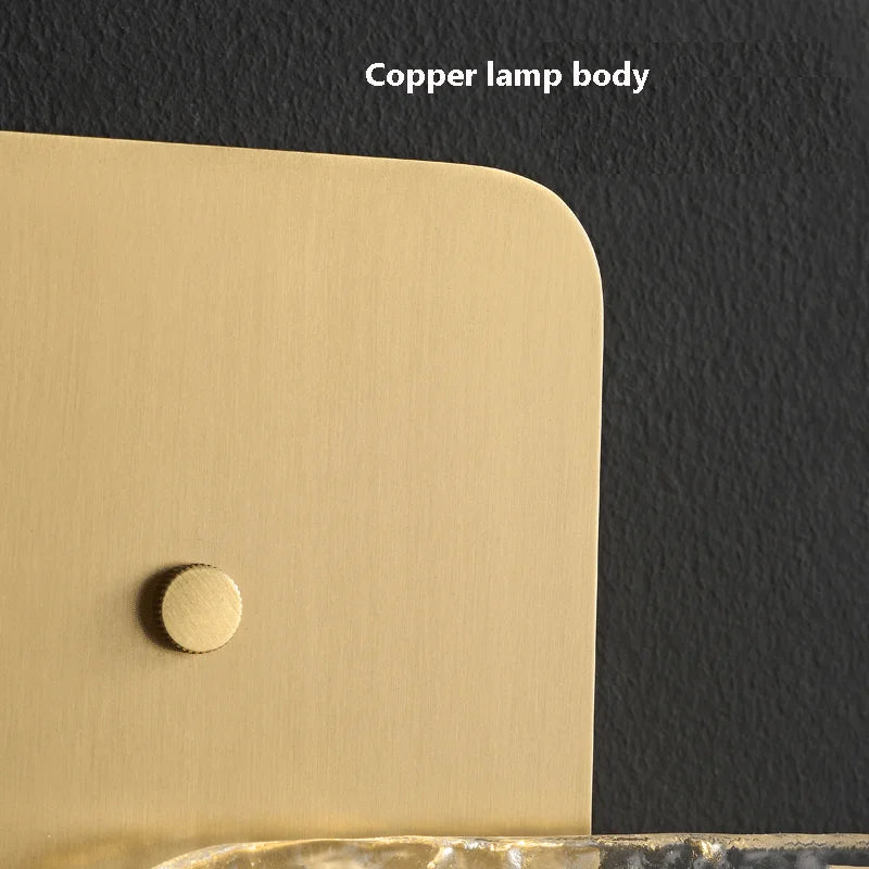 applique murale led cuivre design pour éclairage décoratif moderne