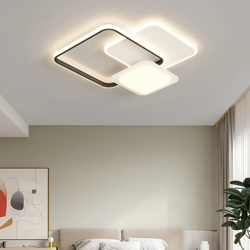 lustre nordique qiyimei éclairage intérieur lumière ronde lampara - vue 5 sur 12