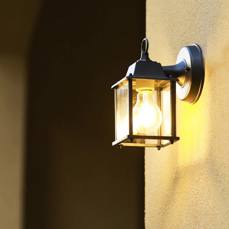 Applique extérieure étanche jardin Villa couloir aluminium extérieur mur porche lumière passerelle Simple balcon porte terrasse lampe - vue 3 sur 10