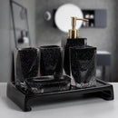 ensemble de cinq pièces pour salle de bain moderne et pratique