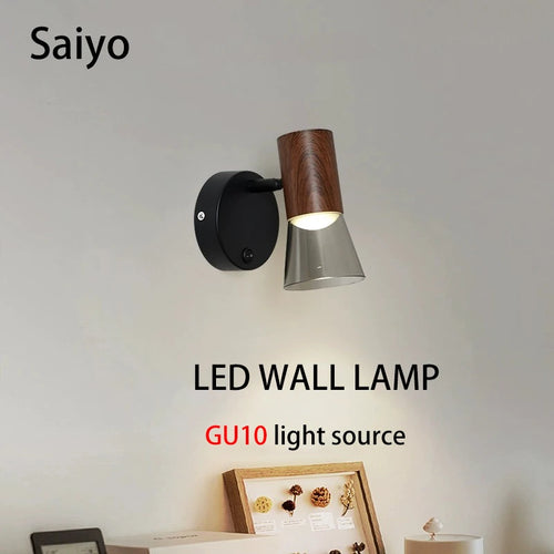 Applique murale led moderne avec angle réglable et ampoule remplaçable