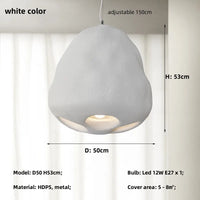 lustre led de style wabi sabi nordique créatif personnalisé