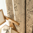 Rideau occultant floral moderne pour chambre salon