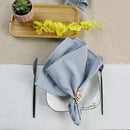 Serviette de table coton lin style moderne réutilisable