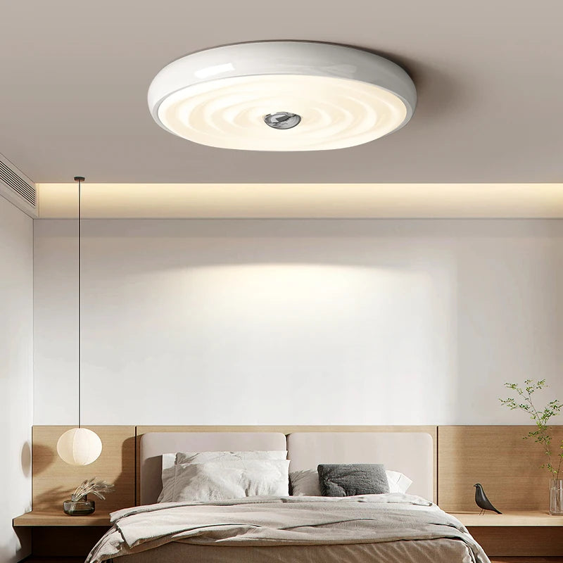 plafonnier led moderne design nordique pour intérieur décoratif - vue 5 sur 9