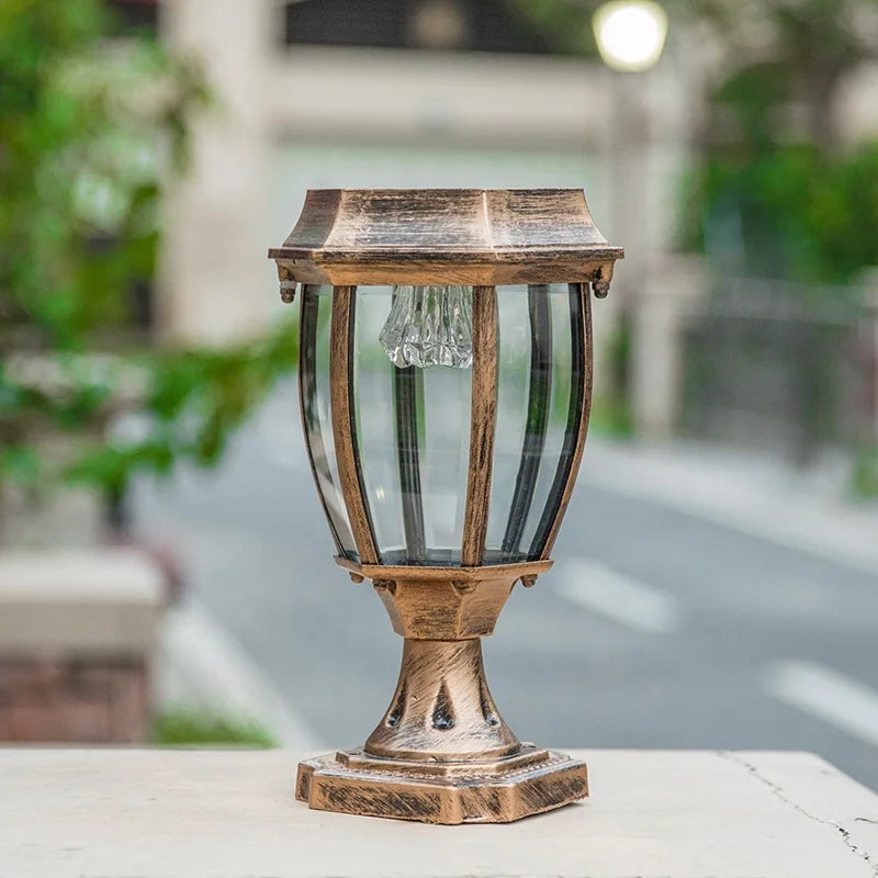 lampe à poser solaire moderne étanche pour éclairage extérieur - vue 5 sur 8
