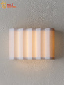 Wabi-sabi nordique individuel vague applique LED atmosphère tissu Art décoratif appliques murales salon chambre chevet escaliers