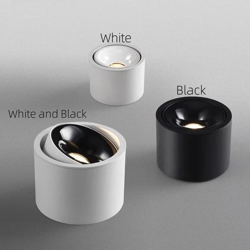 plafonnier led rond monté en surface à intensité variable - vue 3 sur 9